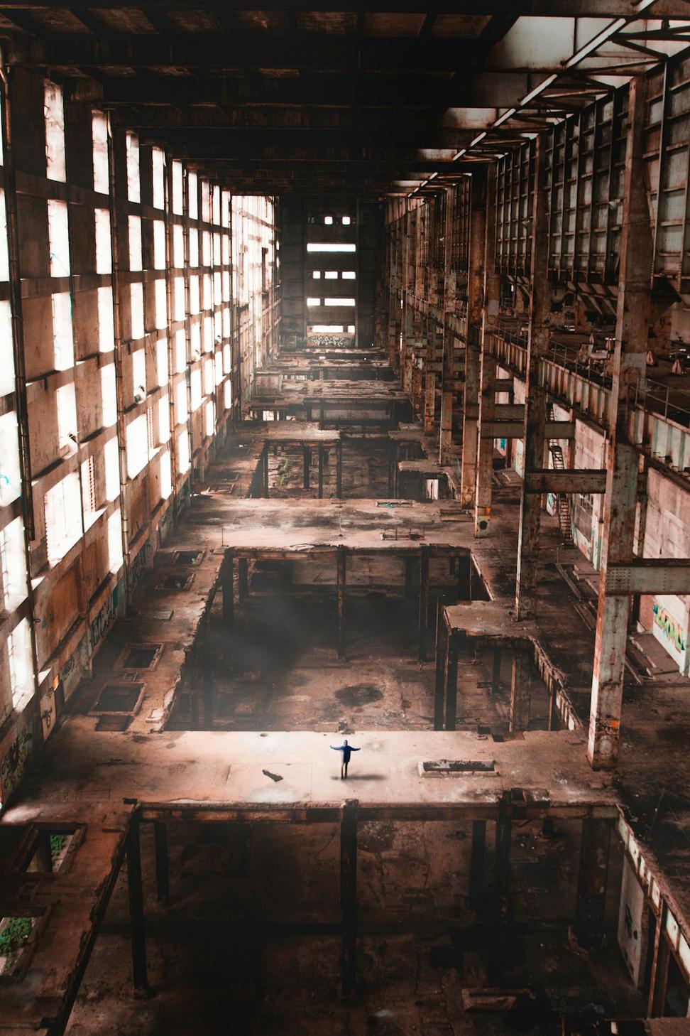 Industrial architecture interior